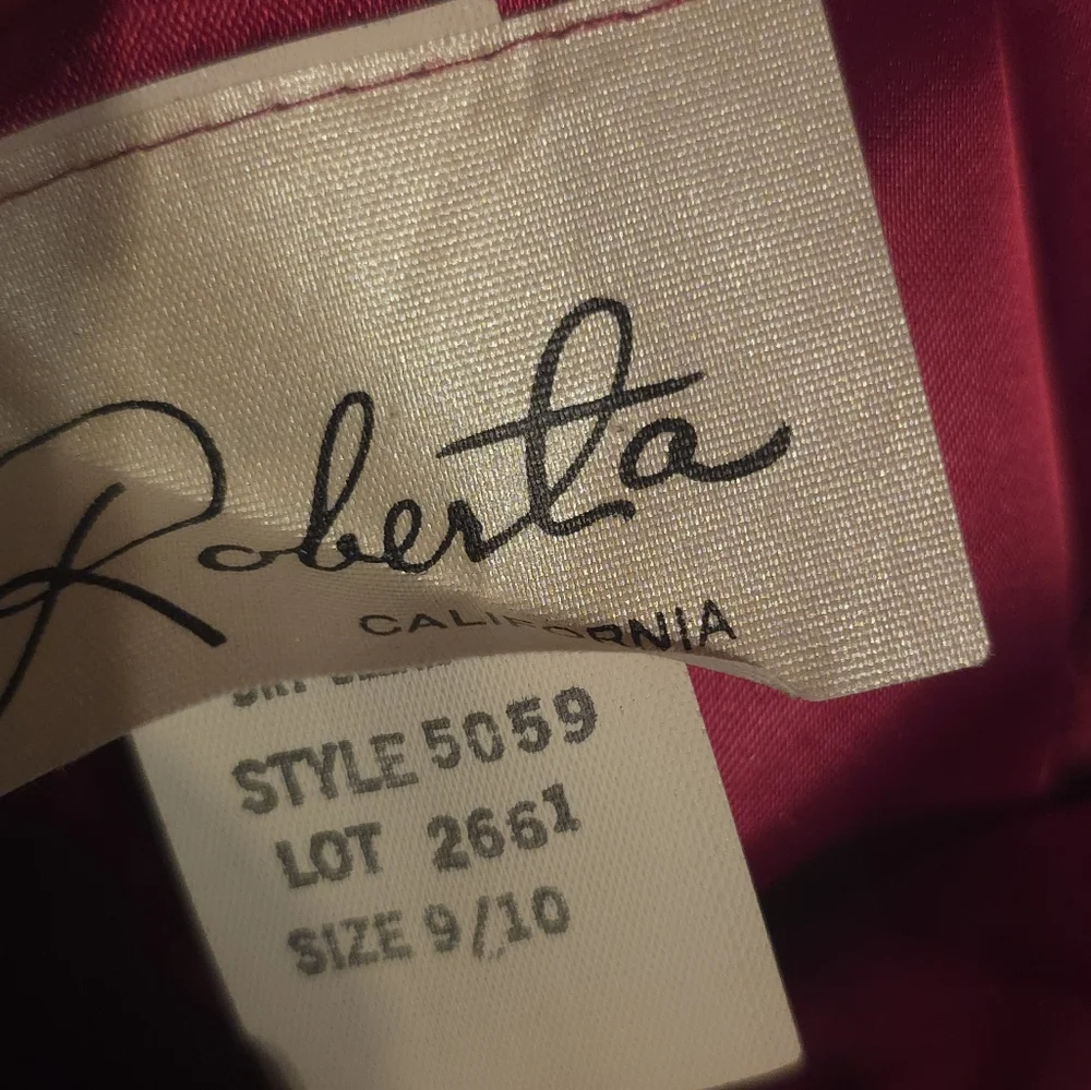 Stunning Magenta Satin Bow Dress - Picture 16 of 16